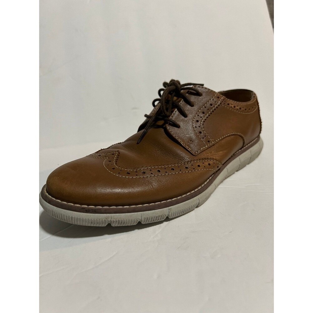 Johnson and Murphy Youth Dress Shoes  4.Med Brown Dress Shoes